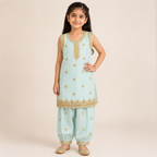 Neelam Baby Girl Shalwar Kameez front view - baby shalwar kameez by Little Maryam