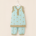 Neelam Baby Girl Shalwar Kameez side view - baby shalwar kameez by Little Maryam