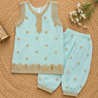 Neelam Baby Girl Shalwar Kameez detail view - baby shalwar kameez by Little Maryam