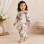 Floral Bloom Baby Shalwar Kameez outfit view - baby shalwar kameez by Little Maryam