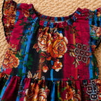 Blossom Rose Frock Set outfit view - baby girl frock set by Little Maryam