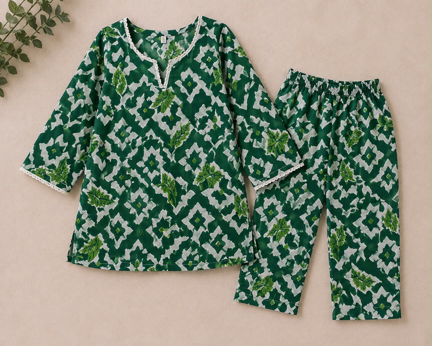 Emerald Heritage Kurti Set
