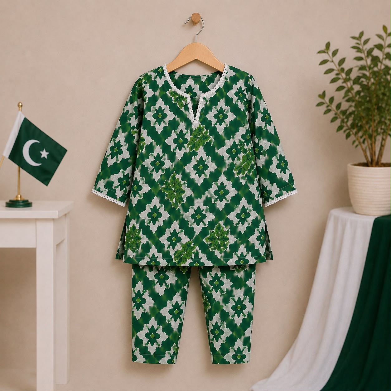 Emerald Heritage Kurti Set