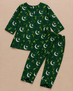 Little Patriot Kurti Set