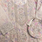 Parisa Baby Girl Gharara Set outfit view - baby girl gharara set by Little Maryam